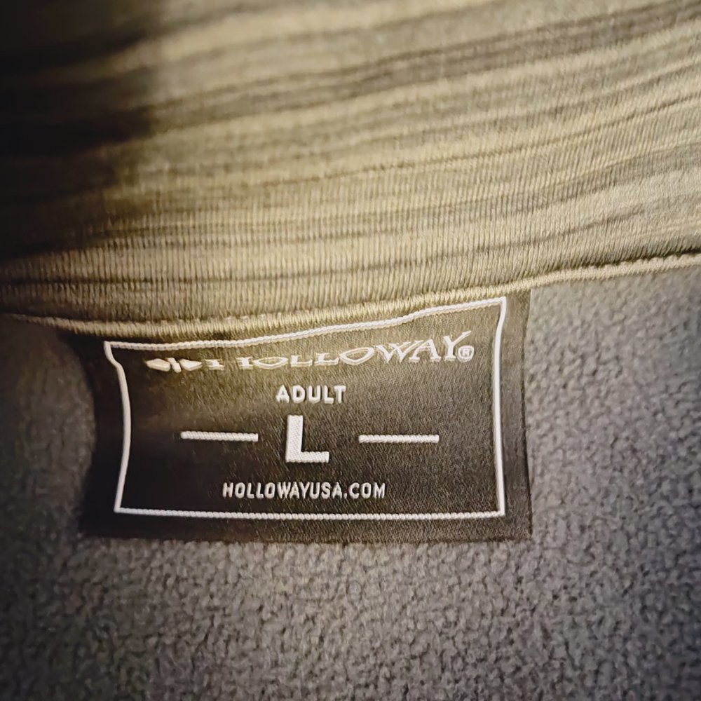 NWT - HOLLOWAY GREY VEST - SIZE LARGE - FULL ZIP - Picture 4 of 7